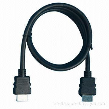 HDMI 1.4V Cable, Made of PVC Jacket, Customized Colors are Available